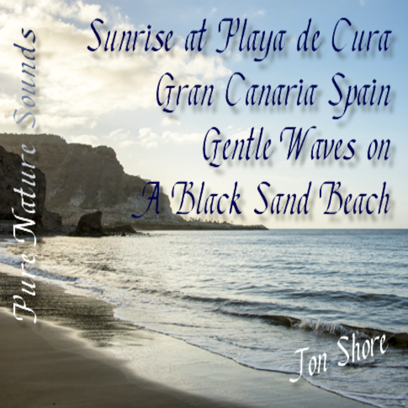 Sunrise at the Black Sand Beach of Playa de Cura by Jon Shore